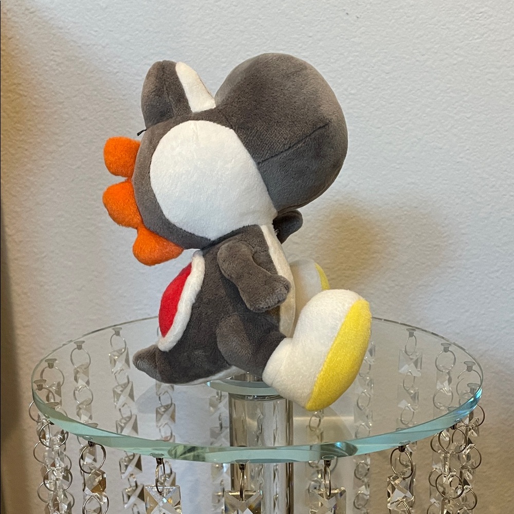 Super Mario Gray YOSHI 8" Plush Nintendo All Star Collection Collectible Toy